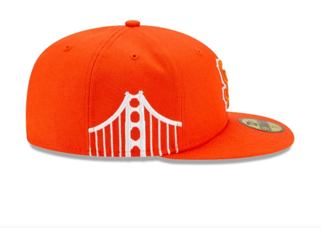 Men s San Francisco Giants New Era Orange City Connect 59FIFTY Fitted Hat Official Team Hat Sports Fan Cap Official MLB Team Hat Baseball Fan Cap