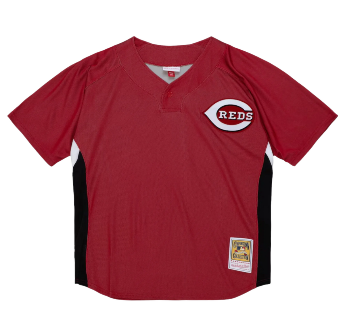 Men s Cincinnati Reds Ken Griffey Jr Mitchell And Ness 2007 Red Cooperstown Collection Batting Practice Jersey Official Team Jersey Sports Fan Apparel