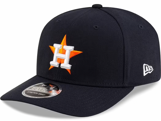 Houston Astros Navy New Era Player Replica 9SEVENTY Stretch Snap Adjustable Hat Official Team Hat Sports Fan Cap Official MLB Team Hat Baseball Fan Ca