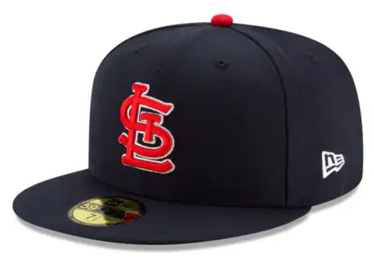 Men s St Louis Cardinals New Era Navy Alternate Authentic Collection On-Field 59FIFTY Fitted Hat Official Team Hat Sports Fan Cap Official MLB Team Ha