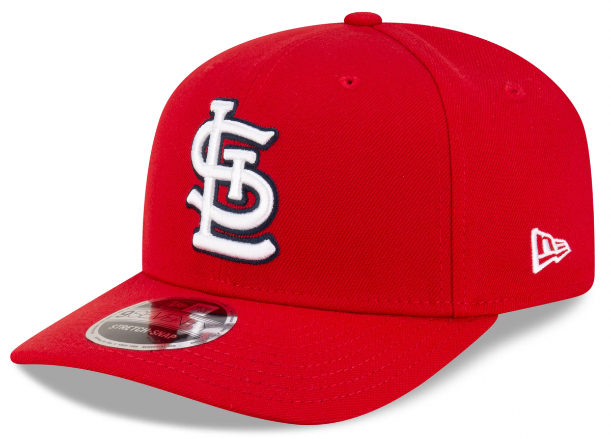 St Louis Cardinals Red New Era Player Replica 9SEVENTY Stretch Snap Adjustable Hat Official Team Hat Sports Fan Cap Official MLB Team Hat Baseball Fan