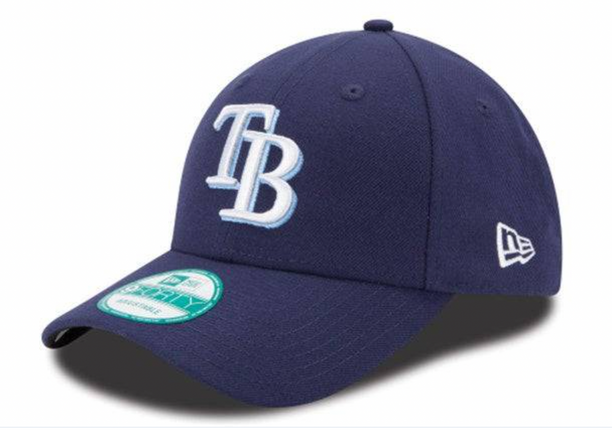 Men s New Era Tampa Bay Rays The League 9FORTY Adjustable Game Cap Official Team Hat Sports Fan Cap Official MLB Team Hat Baseball Fan Cap