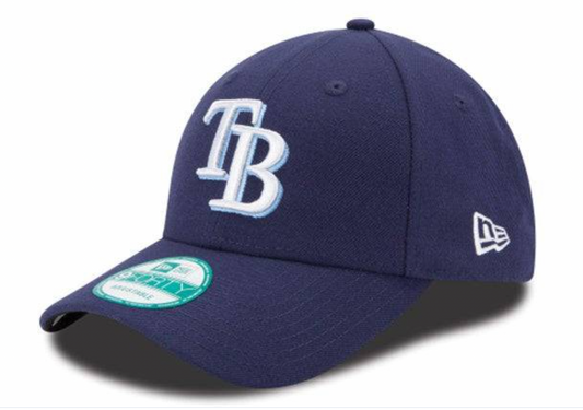 Men s New Era Tampa Bay Rays The League 9FORTY Adjustable Game Cap Official Team Hat Sports Fan Cap Official MLB Team Hat Baseball Fan Cap