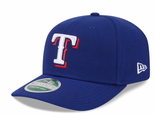 Texas Rangers Blue New Era Player Replica 9SEVENTY Stretch Snap Adjustable Hat Official Team Hat Sports Fan Cap Official MLB Team Hat Baseball Fan Cap