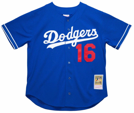 Men s Los Angeles Dodgers Hideo Nomo Mitchell And Ness Royal Cooperstown Collection Mesh Batting Practice Jersey Official Team Jersey Sports Fan Appar