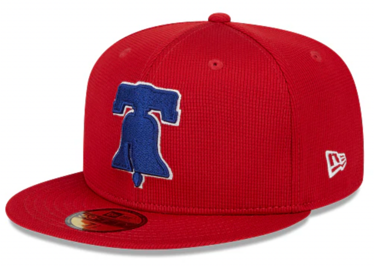 Philadelphia Phillies New Era Red 2025 Spring Training 59FIFTY Fitted Hat Official Team Hat Sports Fan Cap Official MLB Team Hat Baseball Fan Cap