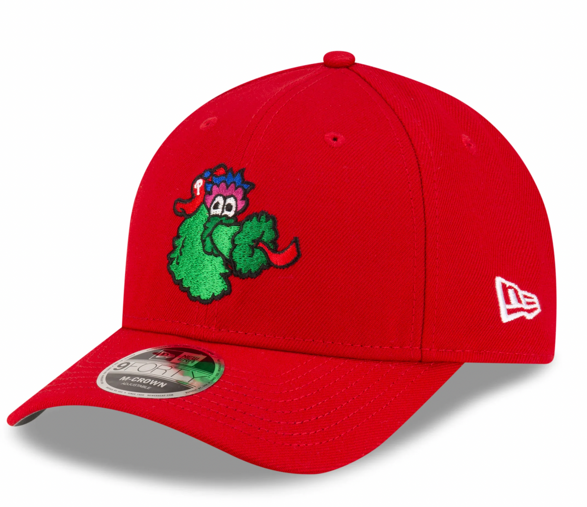 Philadelphia Phillies Red Fanatic New Era M-Crown 9FORTY Adjustable Hat Official Team Hat Sports Fan Cap Official MLB Team Hat Baseball Fan Cap