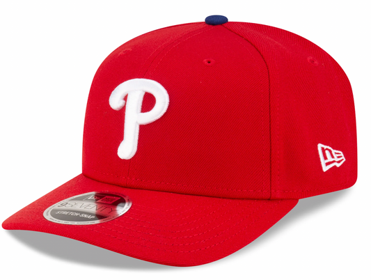 Philadelphia Phillies Red New Era Player Replica 9SEVENTY Stretch Snap Adjustable Hat Official Team Hat Sports Fan Cap Official MLB Team Hat Baseball