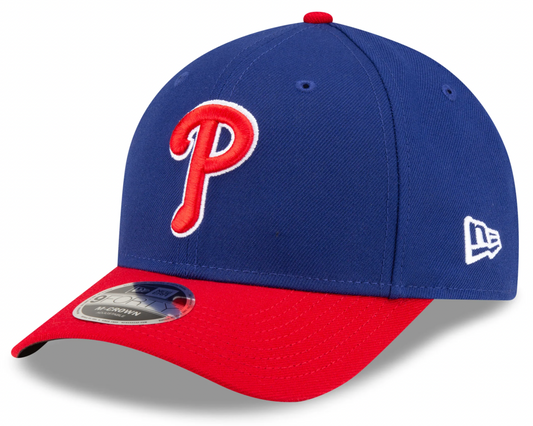 Philadelphia Phillies 2 Tone Royal Red Alternate New Era Player Replica M-Crown 9FORTY Adjustable Hat Official Team Hat Sports Fan Cap Official MLB Te