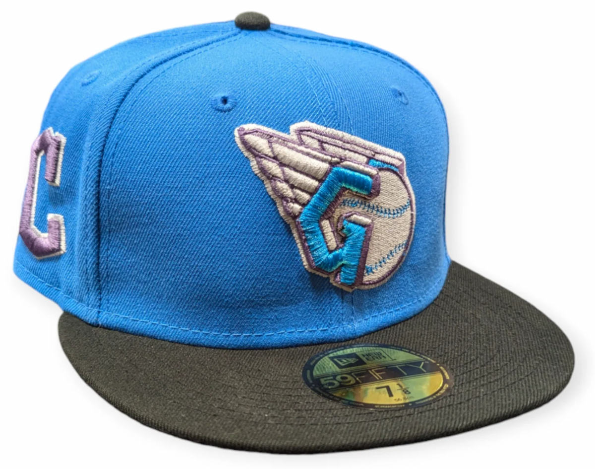 Cleveland Guardians Rock Pack NIN New Era 2 Tone 59FIFTY Fitted Hat Official Team Hat Sports Fan Cap Official MLB Team Hat Baseball Fan Cap