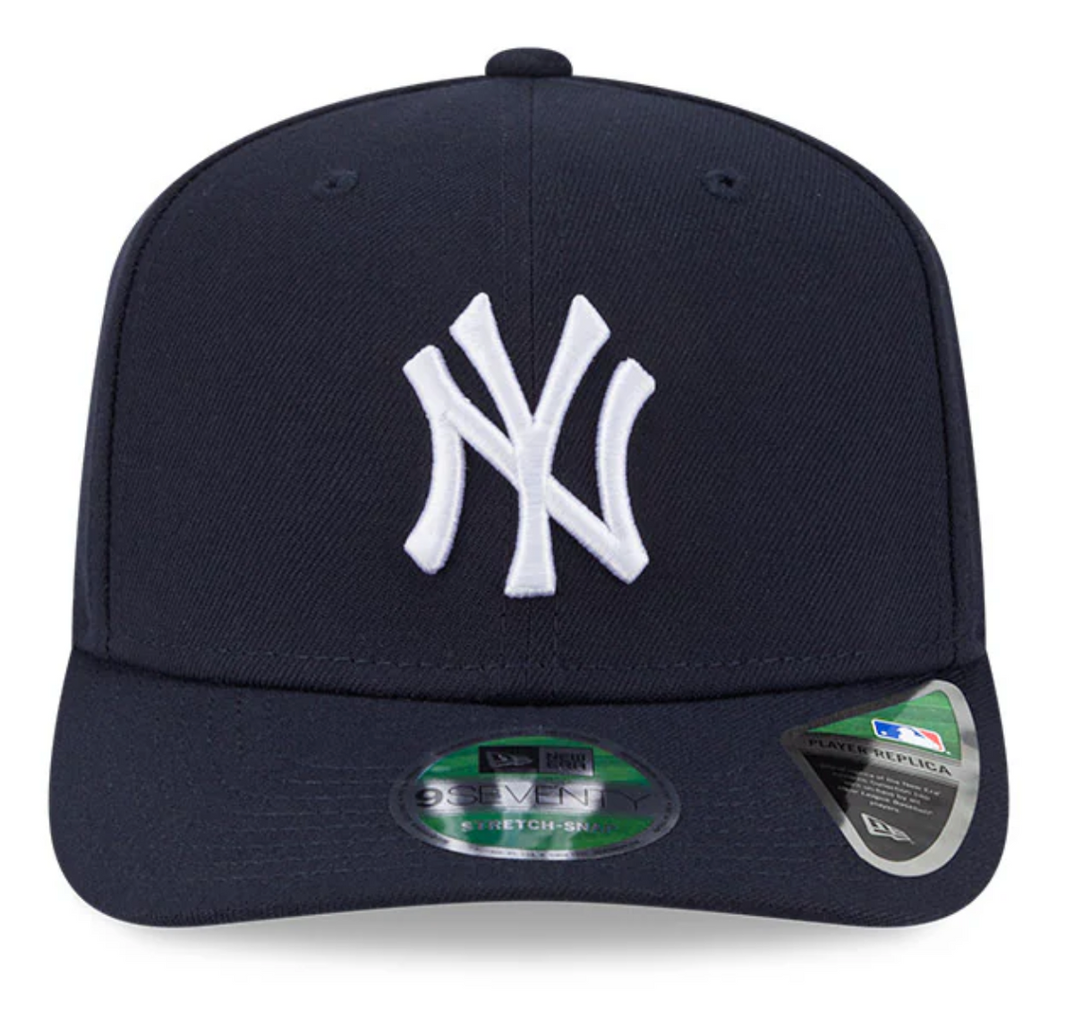 New York Yankes Navy New Era Player Replica 9SEVENTY Stretch Snap Adjustable Hat Official Team Hat Sports Fan Cap Official MLB Team Hat Baseball Fan C