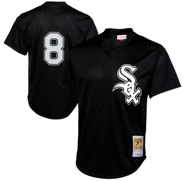 Mitchell And Ness Bo Jackson Chicago White Sox Black 1993 Authentic Cooperstown Collection Batting Practice Jersey Official Team Jersey Sports Fan App