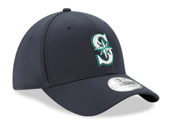 New Era Men s Seattle Mariners 39Thirty Classic Navy Stretch Fit Hat Official Team Hat Sports Fan Cap Official MLB Team Hat Baseball Fan Cap