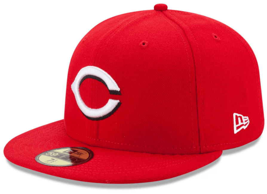 Men s Cincinnati Reds New Era Red Home Authentic Collection On-Field 59FIFTY Fitted Hat Official Team Hat Sports Fan Cap Official MLB Team Hat Basebal