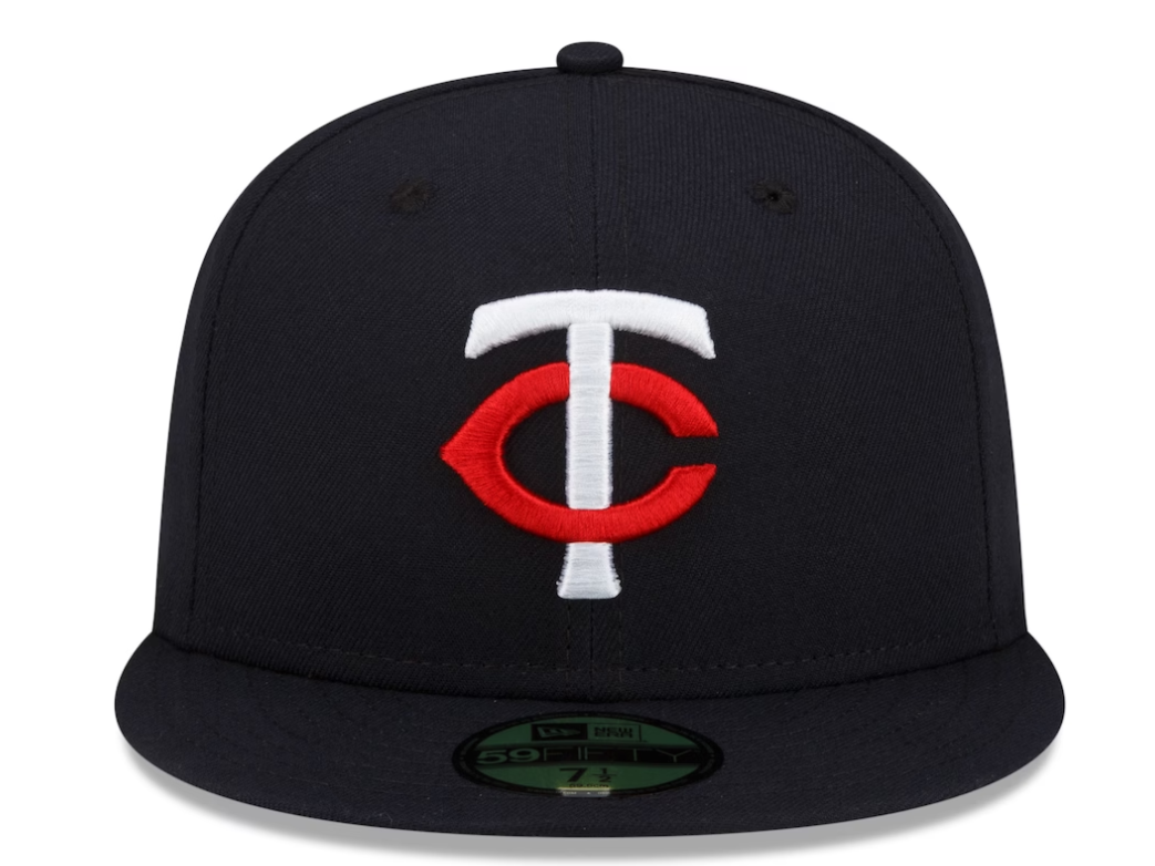 Men s Minnesota Twins New Era Navy Authentic Collection Home 59FIFTY Fitted Hat Official Team Hat Sports Fan Cap Official MLB Team Hat Baseball Fan Ca