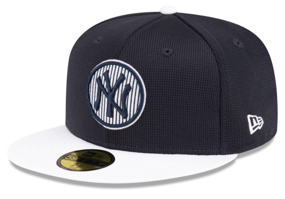 Men s New York Yankees New Era Navy 2024 Batting Practice 59FIFTY Fitted Hat Official Team Hat Sports Fan Cap Official MLB Team Hat Baseball Fan Cap