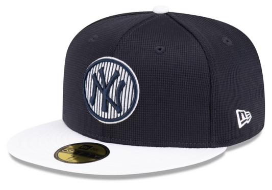 Men s New York Yankees New Era Navy 2024 Batting Practice 59FIFTY Fitted Hat Official Team Hat Sports Fan Cap Official MLB Team Hat Baseball Fan Cap