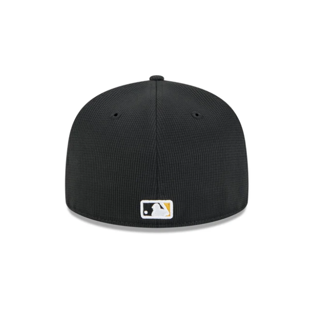 Pittsburgh Pirates New Era Black 2025 Spring Training 59FIFTY Fitted Hat Official Team Hat Sports Fan Cap Official MLB Team Hat Baseball Fan Cap