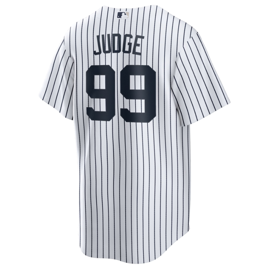 Men s Aaron Judge New York Yankees Nike Home White Replica Jersey With Name Official Team Jersey Sports Fan Apparel Official MLB Team Apparel Baseball
