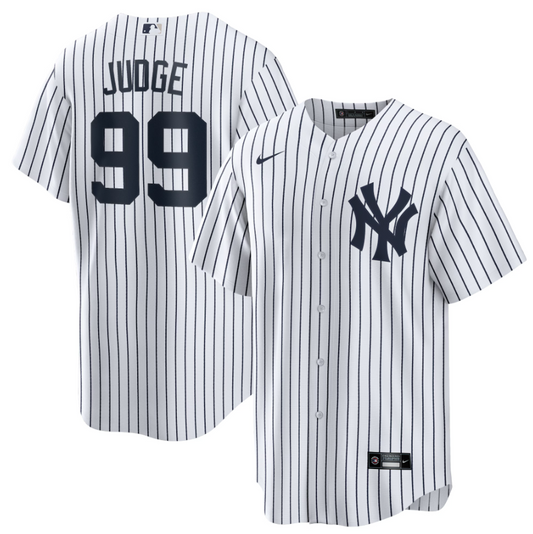 Men s Aaron Judge New York Yankees Nike Home White Replica Jersey With Name Official Team Jersey Sports Fan Apparel Official MLB Team Apparel Baseball