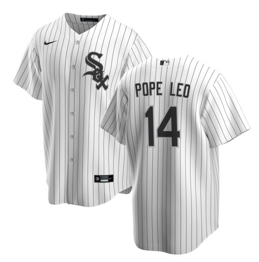 Pope Leo 14 Chicago White Sox NIKE Replica Men s Home Premium Twill Jersey Official Team Jersey Sports Fan Apparel Official MLB Team Apparel Baseball