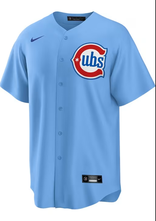 Men s Shota Imanaga 18 Chicago Cubs Nike Light Blue 2nd Alternate Replica Jersey Official Team Jersey Sports Fan Apparel Official MLB Team Apparel Bas
