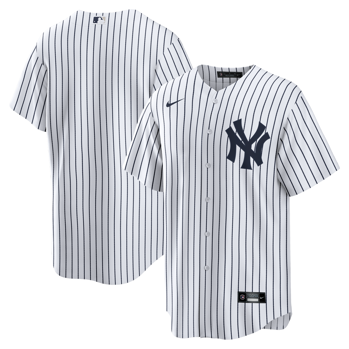 Men s New York Yankees Nike White Home Replica Blank Team Jersey Official Team Jersey Sports Fan Apparel Official MLB Team Apparel Baseball Fan Gear