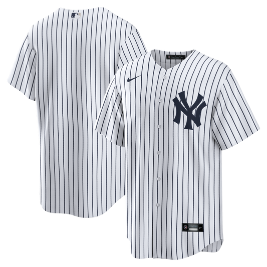 Men s New York Yankees Nike White Home Replica Blank Team Jersey Official Team Jersey Sports Fan Apparel Official MLB Team Apparel Baseball Fan Gear