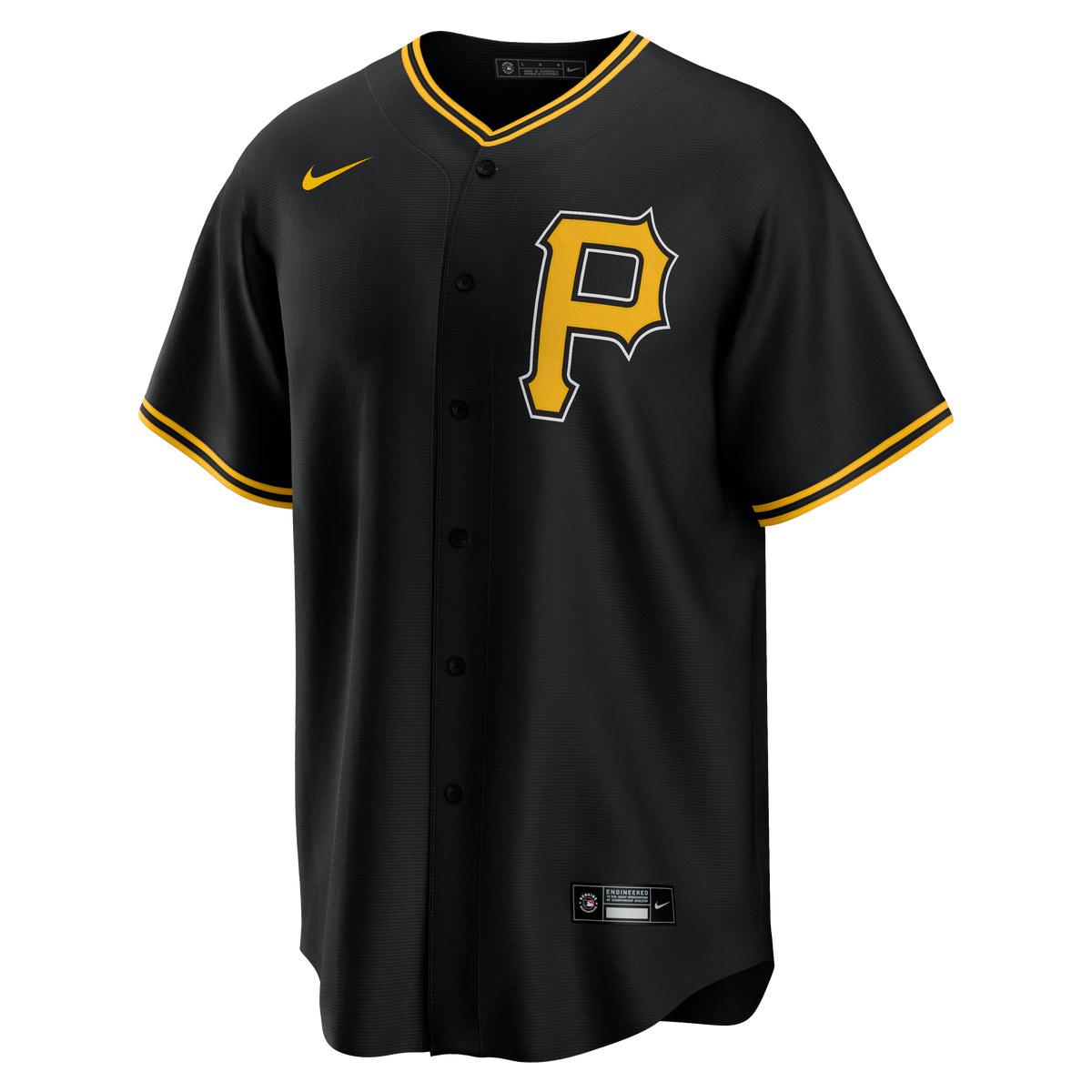 Men s Paul Skenes Pittsburgh Pirates Nike Black Alternate Replica Team Jersey Official Team Jersey Sports Fan Apparel Official MLB Team Apparel Baseba