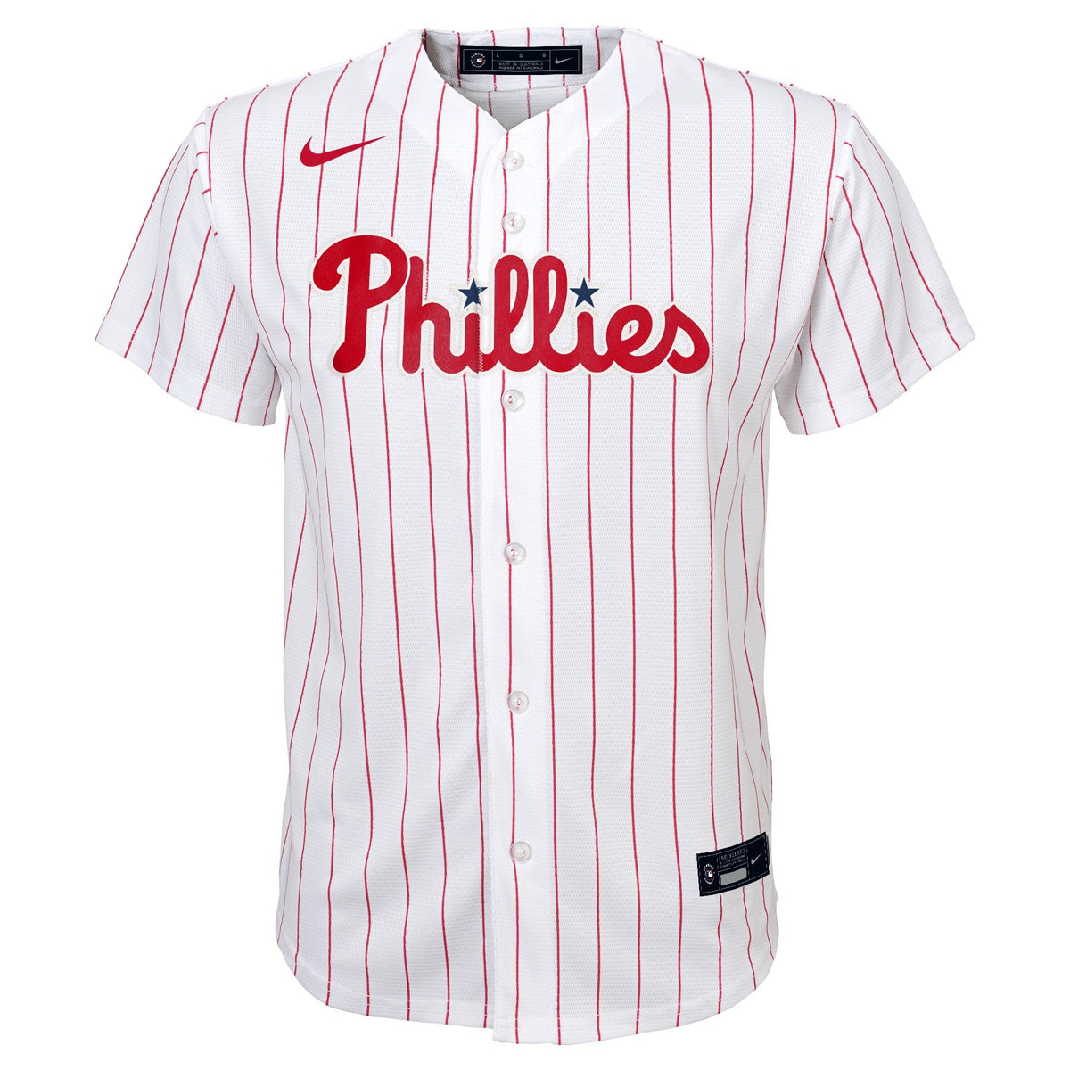 Bryce Harper Philadelphia Phillies Youth NIKE Home Screen Print Replica Jersey Official Team Jersey Sports Fan Apparel Official MLB Team Apparel Baseb