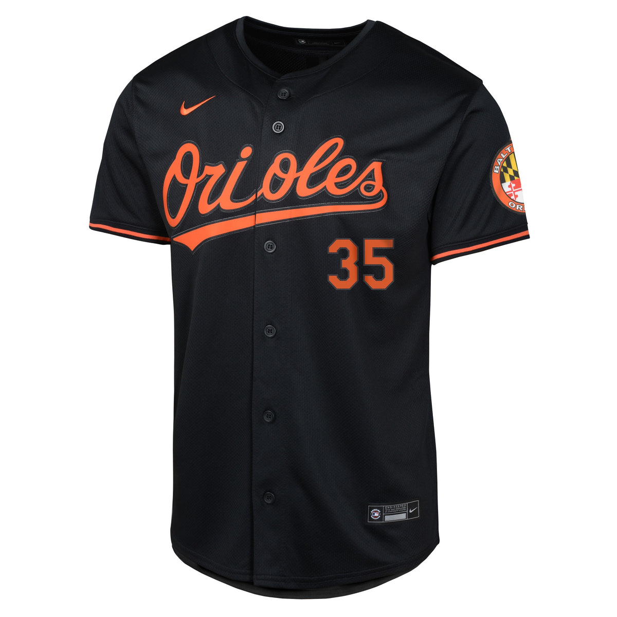 Youth Adley Rutschman NIKE Black Alternate Limited Replica Jersey Official Team Jersey Sports Fan Apparel Official MLB Team Apparel Baseball Fan Gear