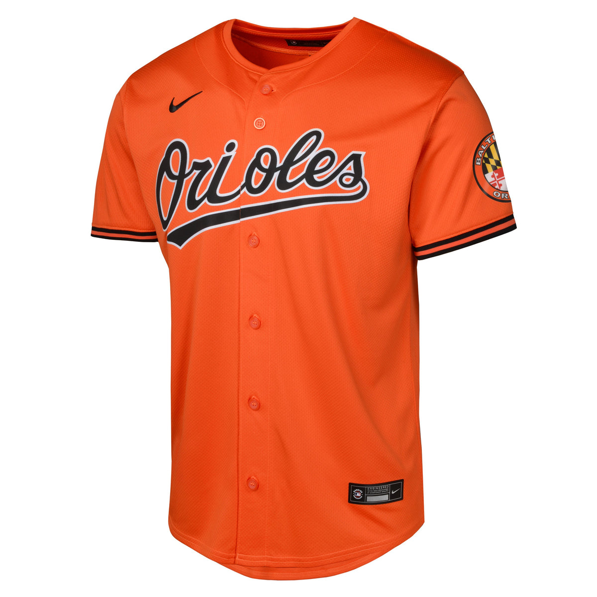 Youth Baltimore Orioles NIKE Orange Alternate Blank Limited Replica Jersey Official Team Jersey Sports Fan Apparel Official MLB Team Apparel Baseball