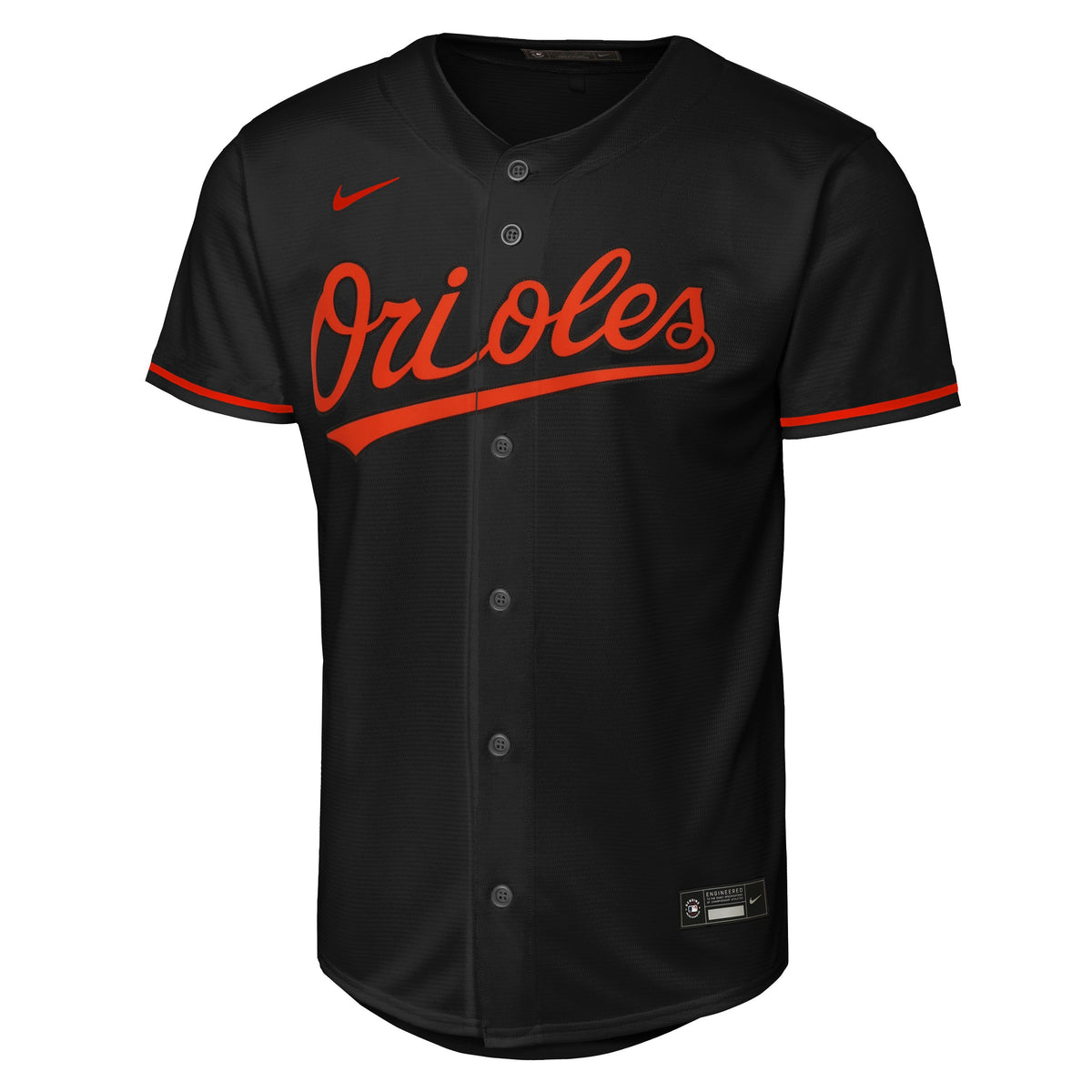 NIKE Youth Baltimore Orioles Gunnar Henderson Black Alternate Replica Jersey Official Team Jersey Sports Fan Apparel Official MLB Team Apparel Basebal