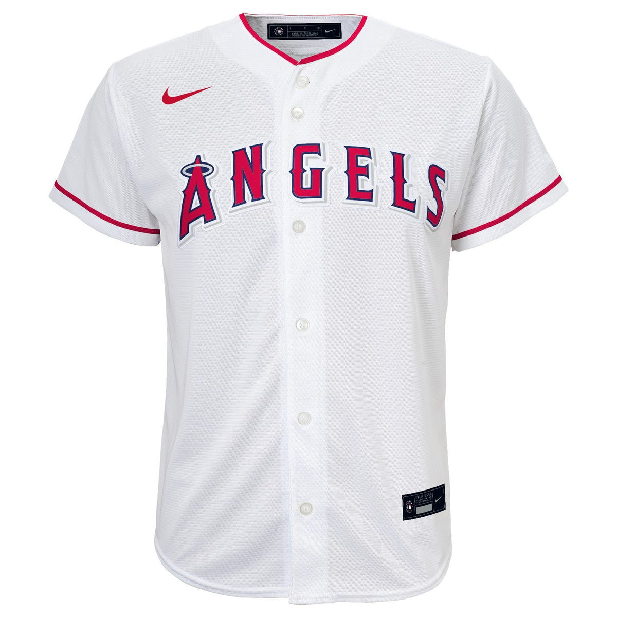 Youth Los Angeles Angels Mike Trout Nike White Home Replica Player Jersey Official Team Jersey Sports Fan Apparel Official MLB Team Apparel Baseball F