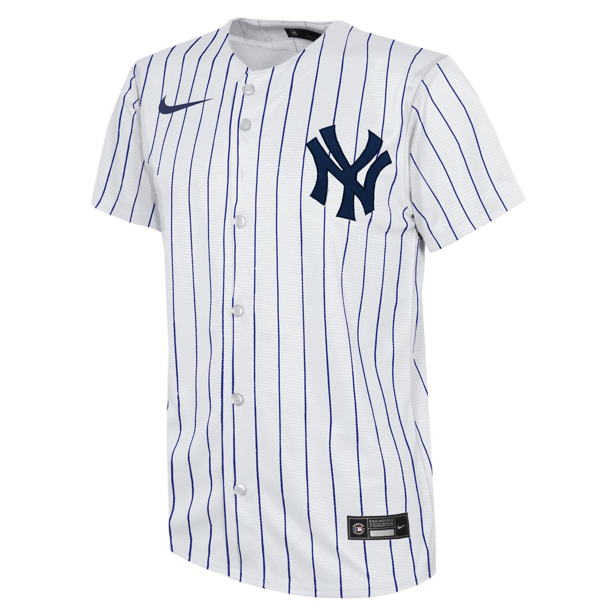 Youth New York Yankees White Home Game Blank Nike Replica Jersey Official Team Jersey Sports Fan Apparel Official MLB Team Apparel Baseball Fan Gear