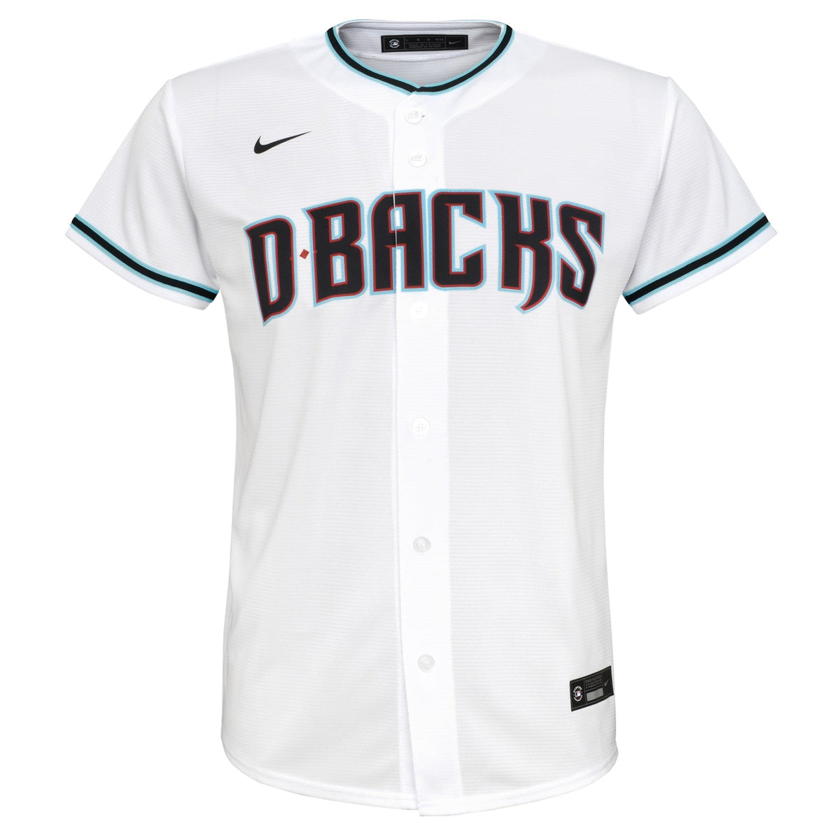Youth Corbin Carroll Arizona Diamondbacks White Home Replica NIKE Screen Print Jersey Official Team Jersey Sports Fan Apparel Official MLB Team Appare