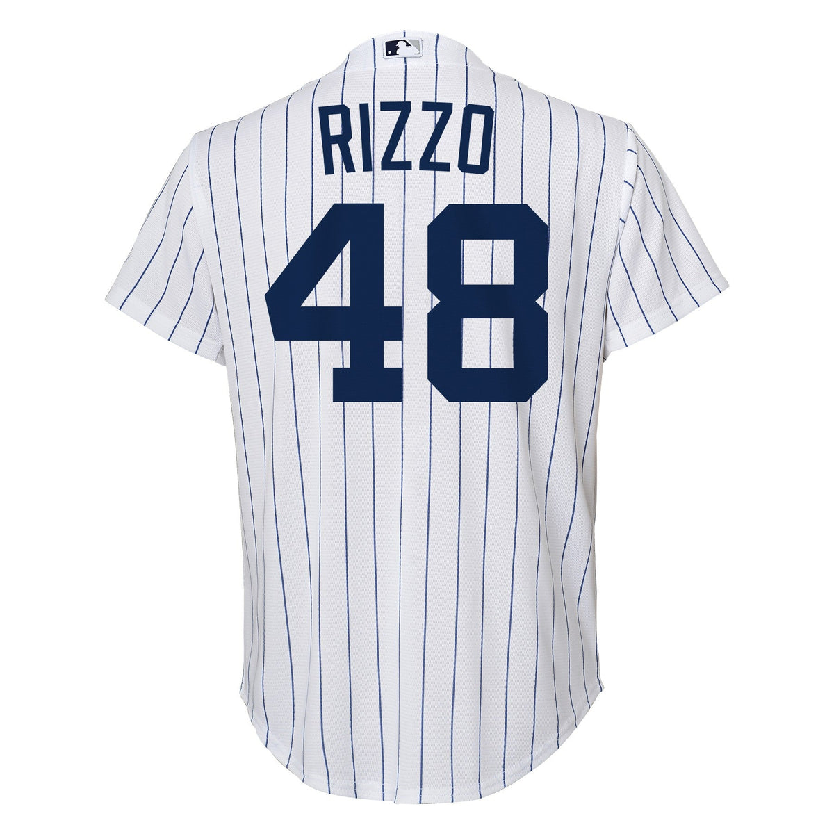 Youth Anthony Rizzo New York Yankees White Home Screen Print Game Replica Jersey Official Team Jersey Sports Fan Apparel Official MLB Team Apparel Bas
