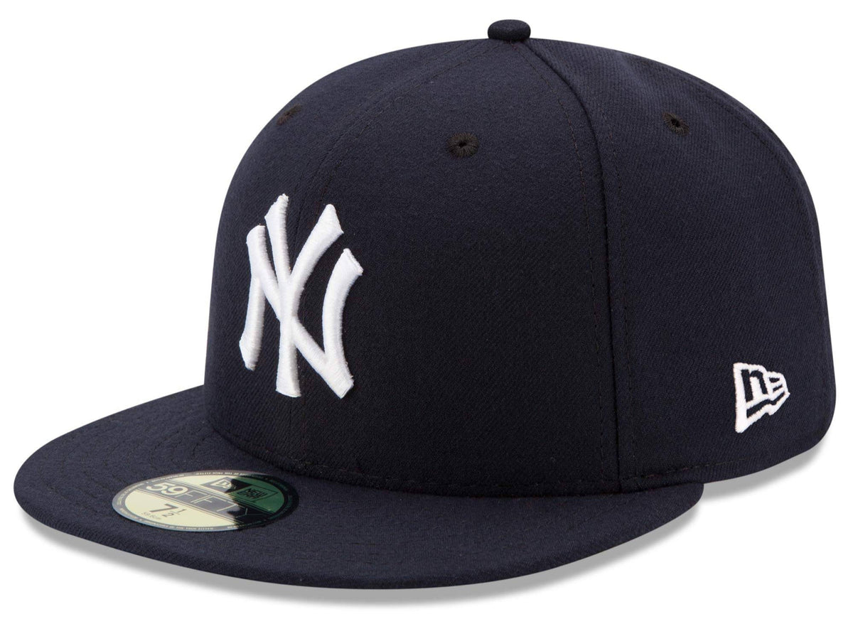 Men s New York Yankees New Era Navy Game Authentic Collection On-Field 59FIFTY Fitted Hat Official Team Hat Sports Fan Cap Official MLB Team Hat Baseb