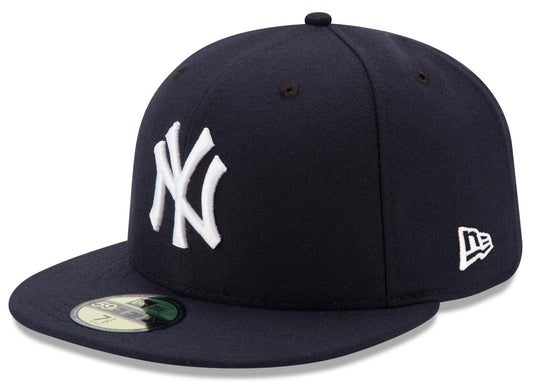 Men s New York Yankees New Era Navy Game Authentic Collection On-Field 59FIFTY Fitted Hat Official Team Hat Sports Fan Cap Official MLB Team Hat Baseb