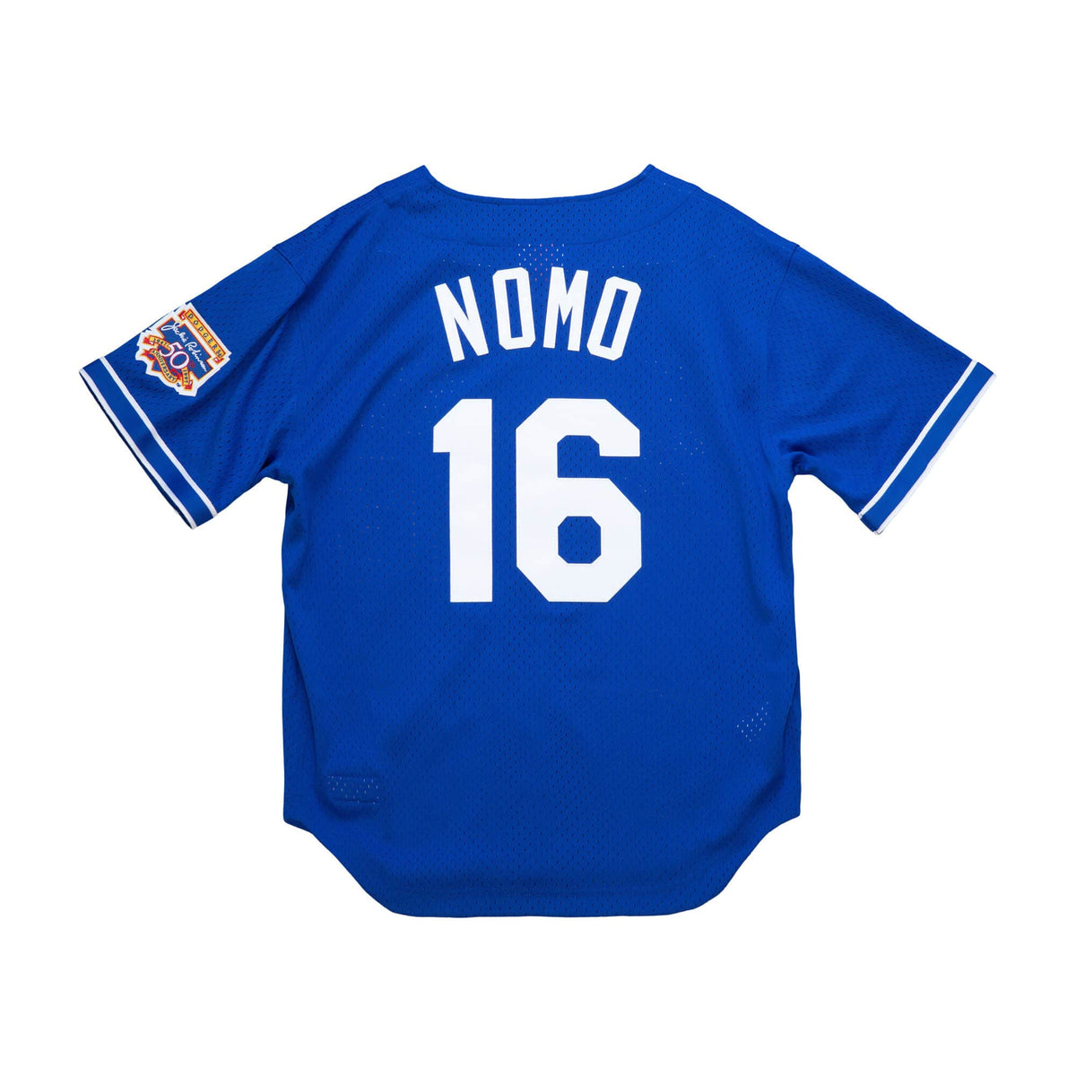 Men s Los Angeles Dodgers Hideo Nomo Mitchell And Ness Royal Cooperstown Collection Mesh Batting Practice Jersey Official Team Jersey Sports Fan Appar