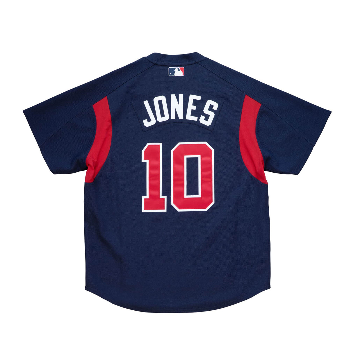 Men s Atlanta Braves Chipper Jones 2003 Mitchell And Ness Navy Cooperstown Batting Practice Jersey Official Team Jersey Sports Fan Apparel Official ML