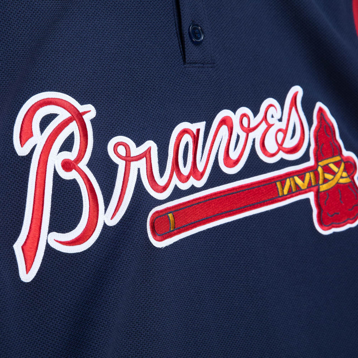 Men s Atlanta Braves Greg Maddux 2003 Mitchell And Ness Navy Cooperstown Batting Practice Jersey Official Team Jersey Sports Fan Apparel Official MLB