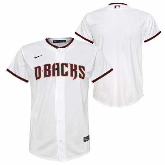 Youth Nike Arizona Diamondbacks Home White Replica Jersey Official Team Jersey Sports Fan Apparel Official MLB Team Apparel Baseball Fan Gear