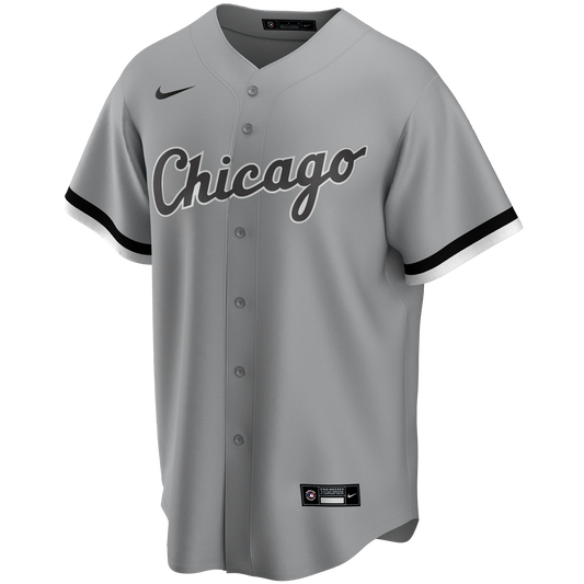 Men s Chicago White Sox Nike Gray Road Replica Team Jersey Official Team Jersey Sports Fan Apparel Official MLB Team Apparel Baseball Fan Gear