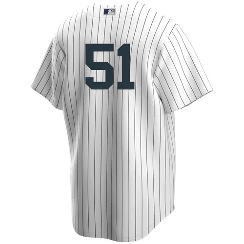 Men s Nike Bernie Williams 51 White New York Yankees Home Official Replica Player Jersey Official Team Jersey Sports Fan Apparel Official MLB Team App