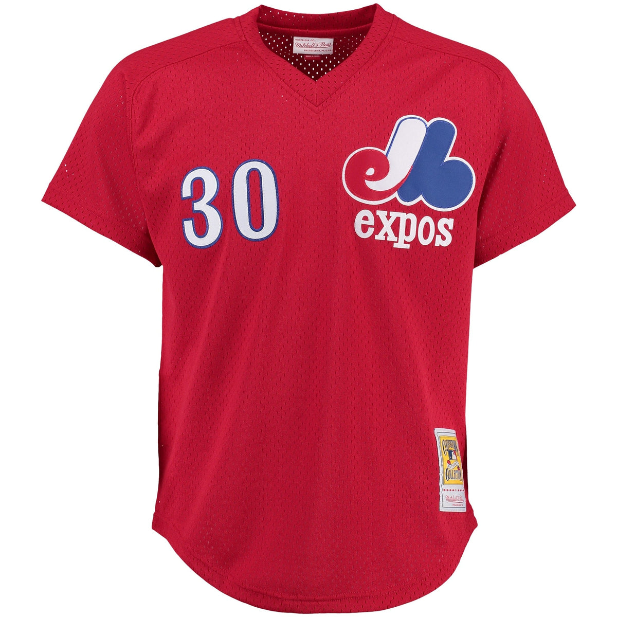 Tim Raines Montreal Expos Mitchell And Ness Batting Practice Jersey - Red Official Team Jersey Sports Fan Apparel Official MLB Team Apparel Baseball F