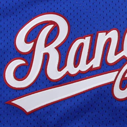 Men s Mitchell And Ness Nolan Ryan Royal Texas Rangers 1989 Authentic Cooperstown Collection Mesh Batting Practice Jersey Official Team Jersey Sports