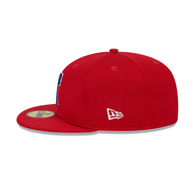 Philadelphia Phillies New Era Red 2025 Spring Training 59FIFTY Fitted Hat Official Team Hat Sports Fan Cap Official MLB Team Hat Baseball Fan Cap