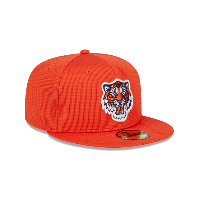 Detroit Tigers New Era Orange 2025 Spring Training 59FIFTY Fitted Hat Official Team Hat Sports Fan Cap Official MLB Team Hat Baseball Fan Cap