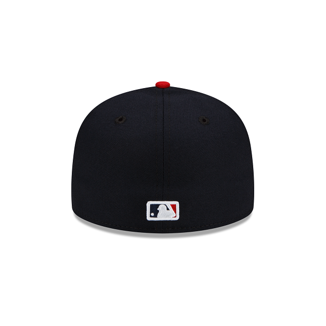 Cleveland Guardians New Era 2 Tone Home On Field 59FIFTY Fitted Hat Official Team Hat Sports Fan Cap Official MLB Team Hat Baseball Fan Cap